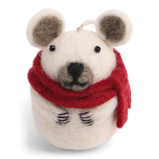 Polar Bear W/Scarf