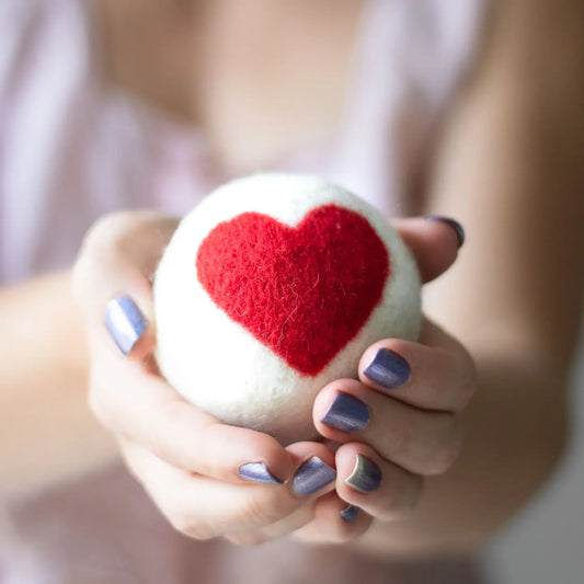 One Heart Dryer Ball