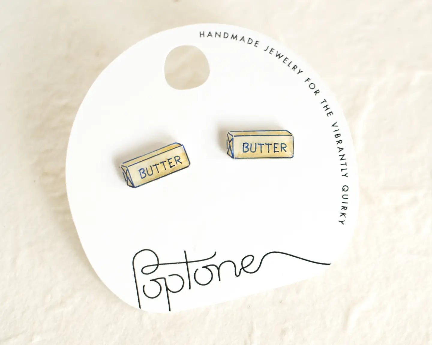 Stick of Butter Stud Earrings