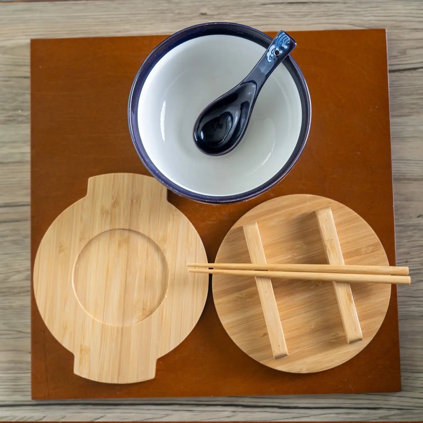 Moon Rabbit Bowl with Chopsticks