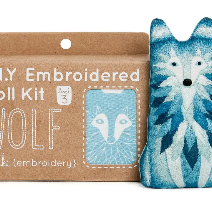 Embroidery Kit - Wolf