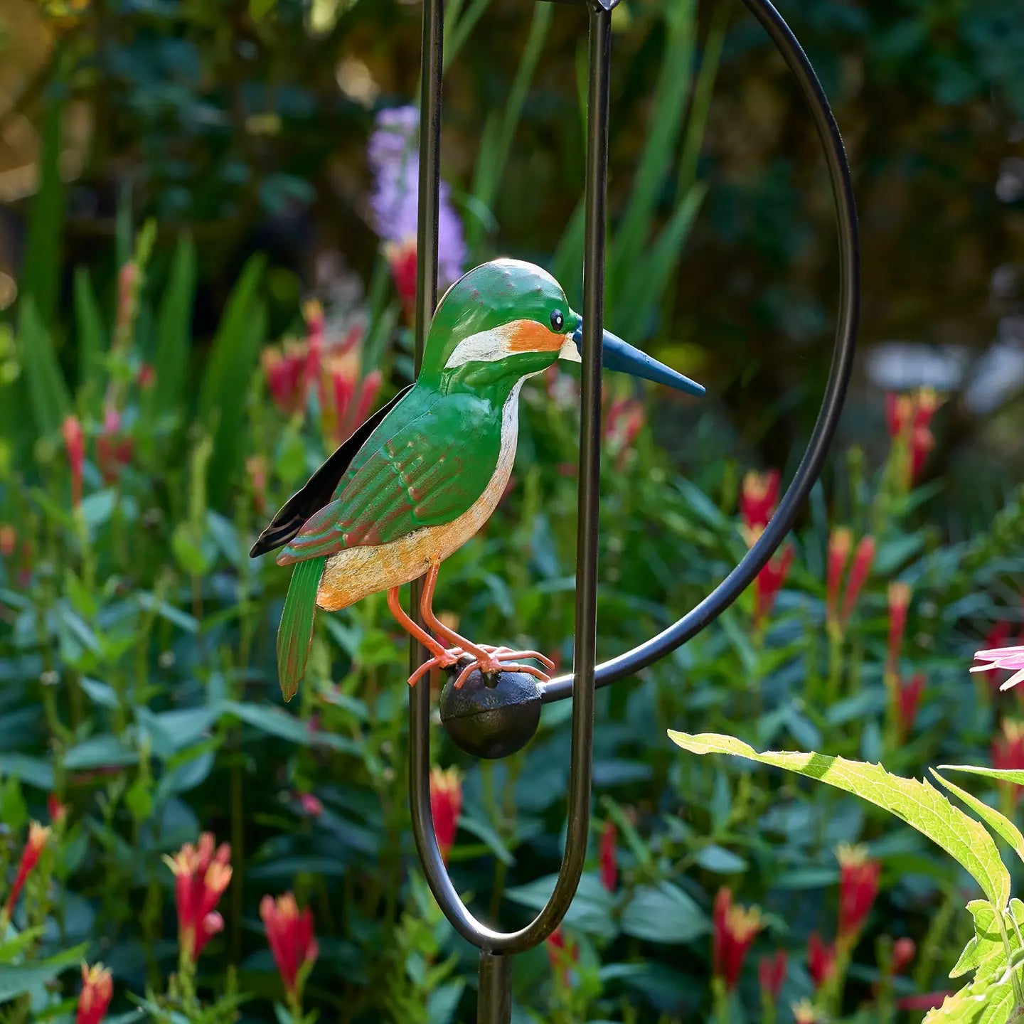 Blue & Green Hummingbird Balance Rocker