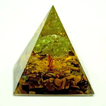 Tree Orgonite Pyramid
