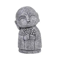 Jizo Monk Flower Hands