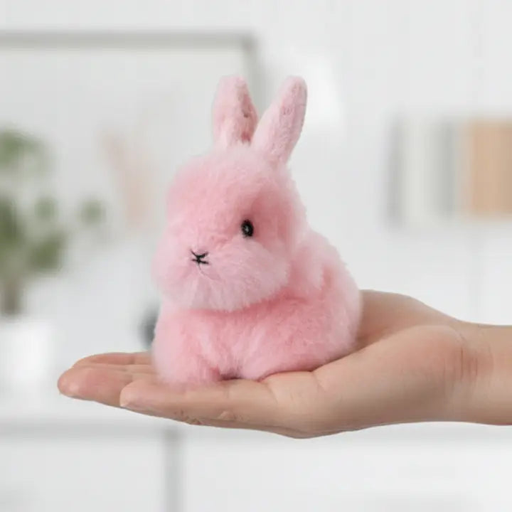 Fantasy Alpaca Bunny Micro 6" Light Pink