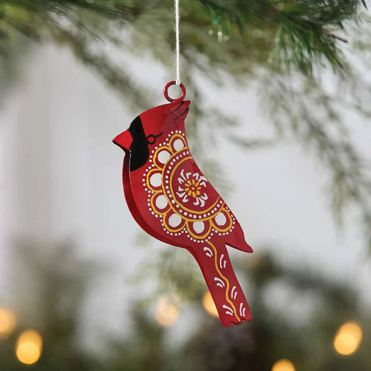 Hand-Painted Cardinal Ornament
