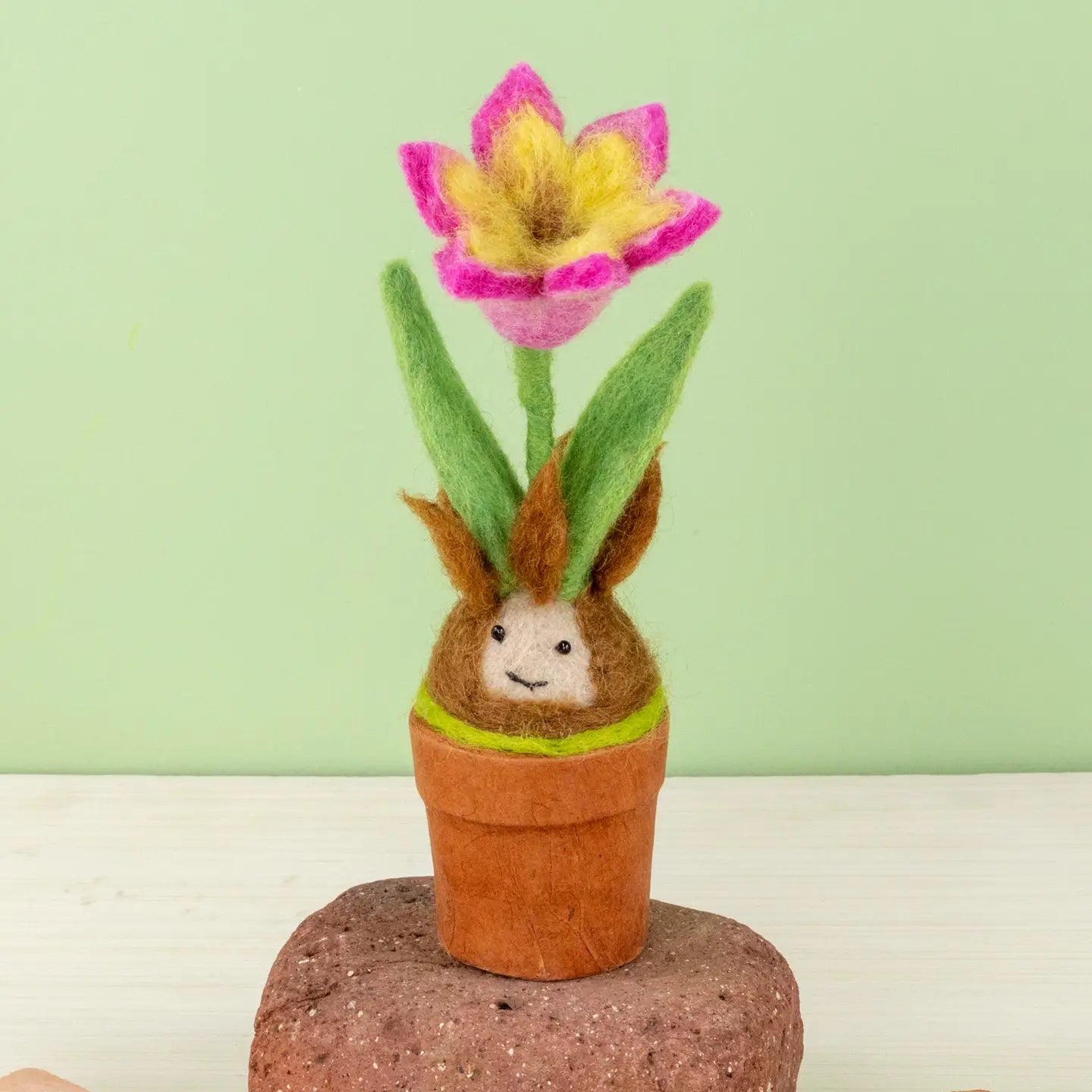 Tulip Felt Potted Flower