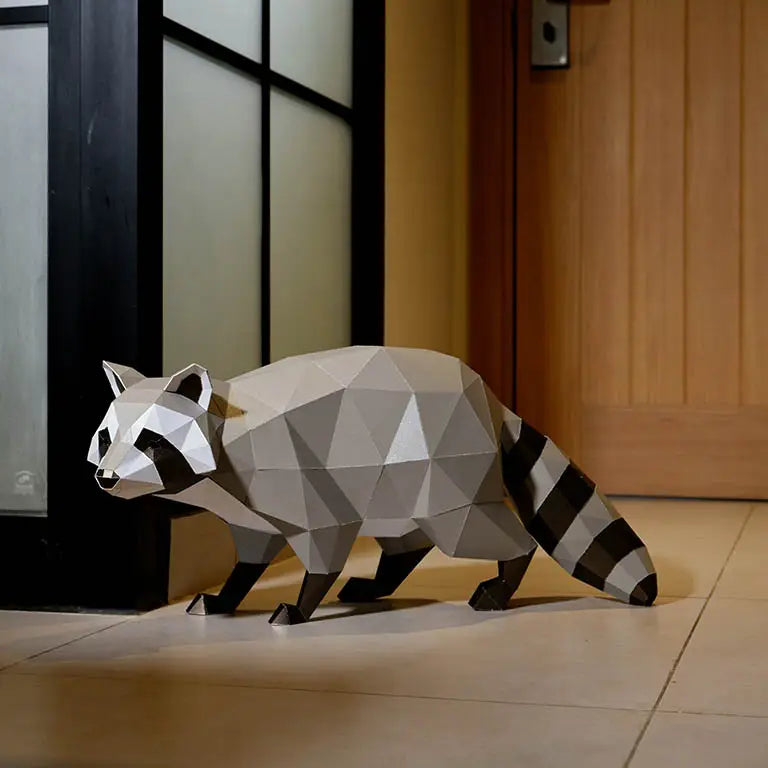 Papercraft Raccoon 3D Origami