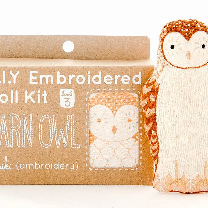 Embroidery Kit - Barn Owl
