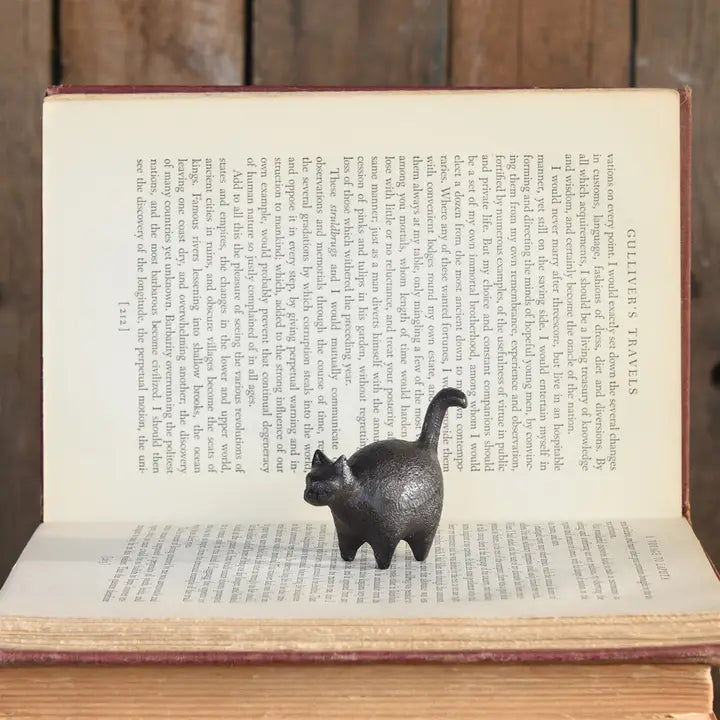 Botero Critter Cat, Cast Iron - Brown