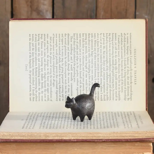 Botero Critter Cat, Cast Iron - Brown