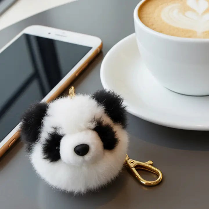 Alpaca Stuffed Animal - Panda Keychain 6"