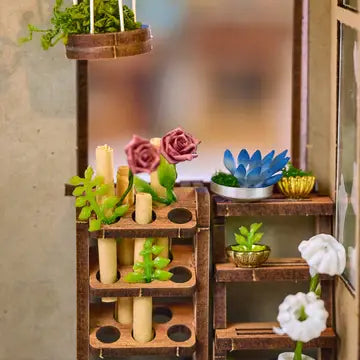 DIY Book Nook Kit:  Flower Shop