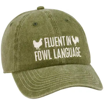 Fluent in Fowl Language Baseball Hat