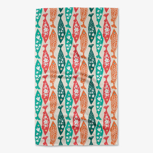 Geometry Tea Towel: Swedish Fish