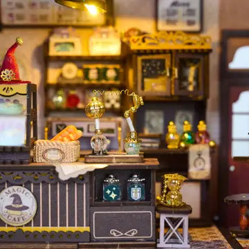 DIY Book Nook Kit:  Magic Cafe