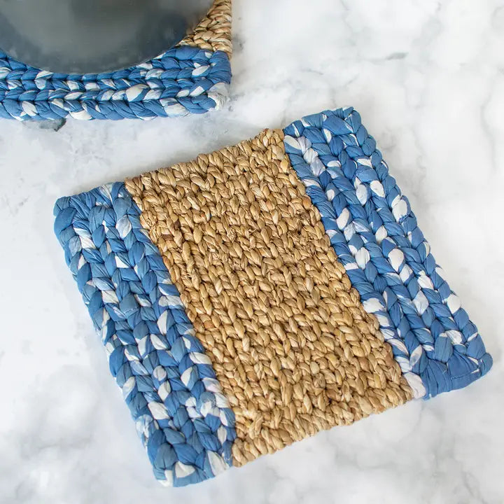 Woven Trivet Water Hyacinth