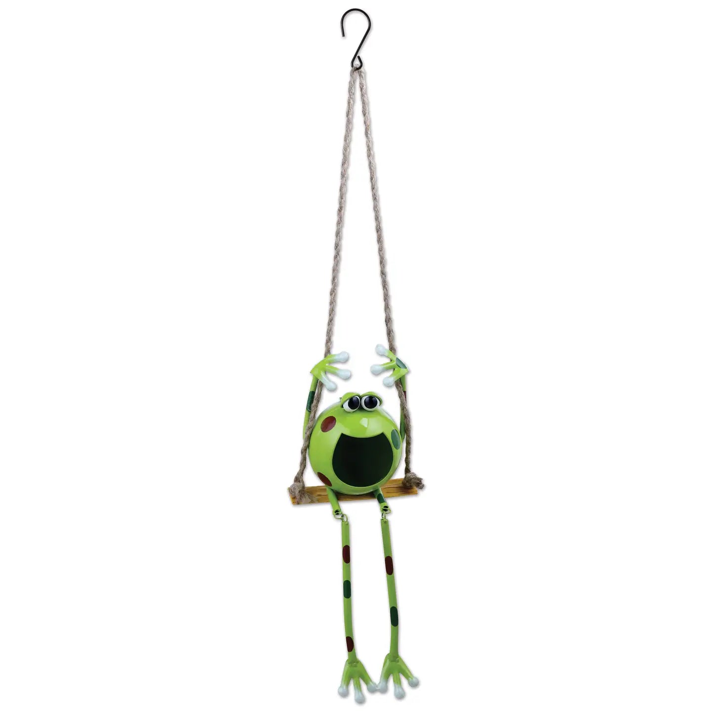 Swinging Froggy Solar Hanging Buddy 36"