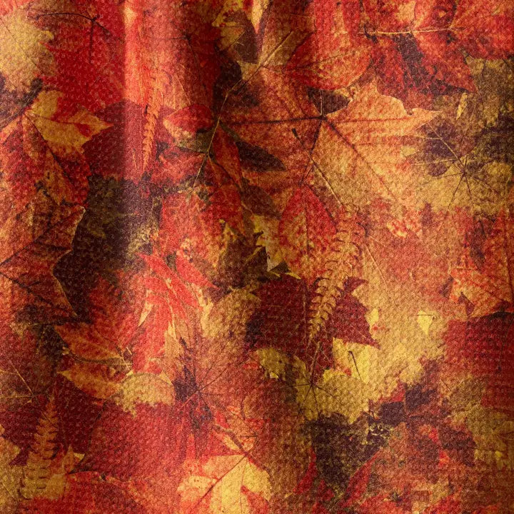 Geometry Tea Towel: Falling Foliage