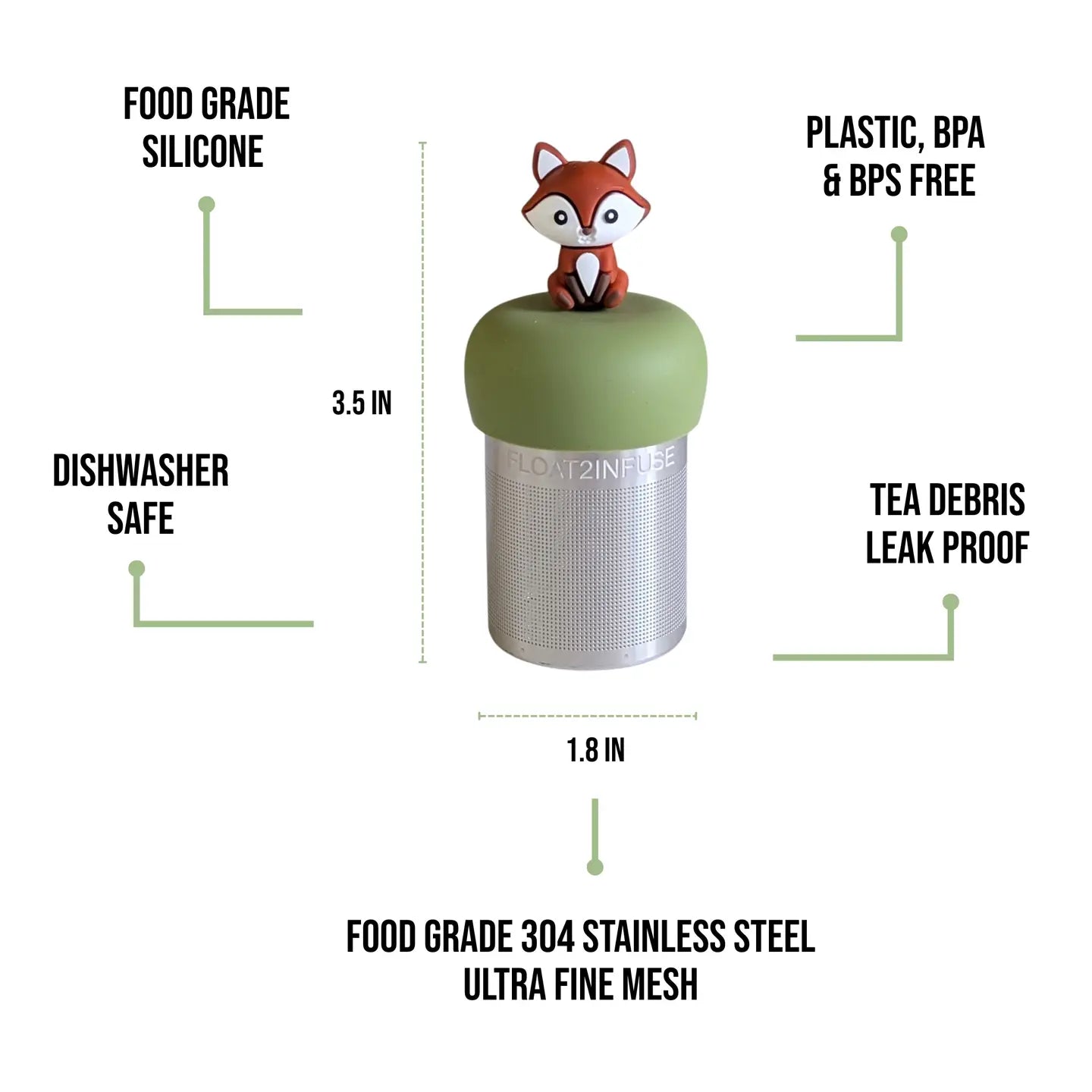 Red Fox Floating Tea Infuser