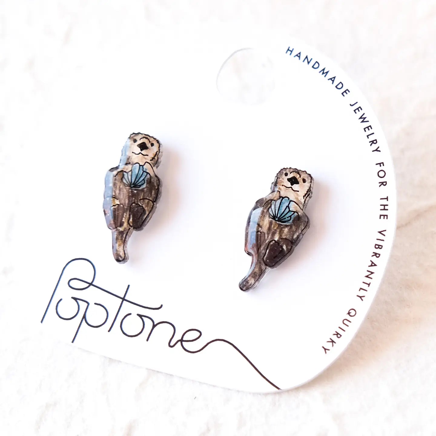 Sea Otter Stud Earrings