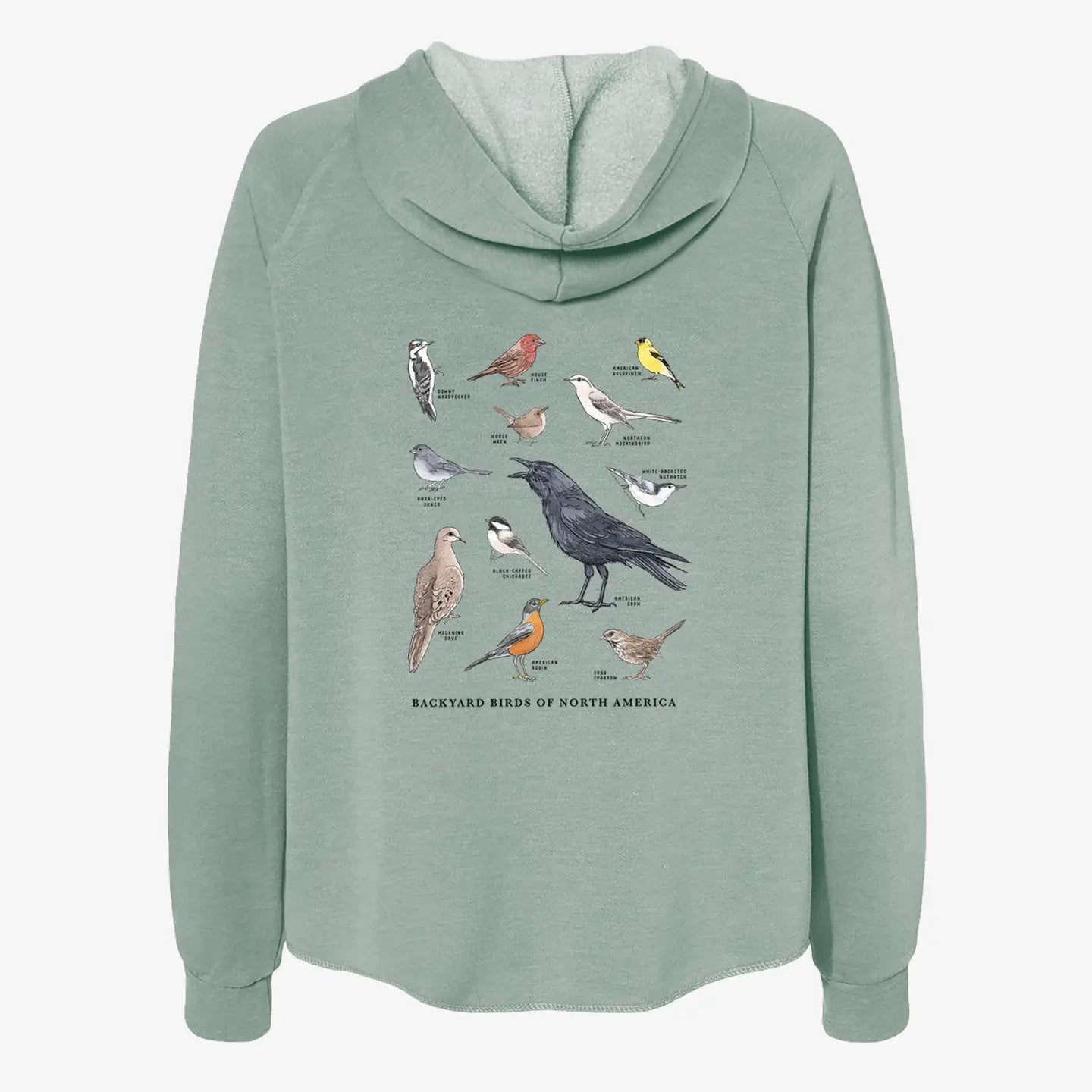 Common Backyard Birds Hooded Sweatshirt
