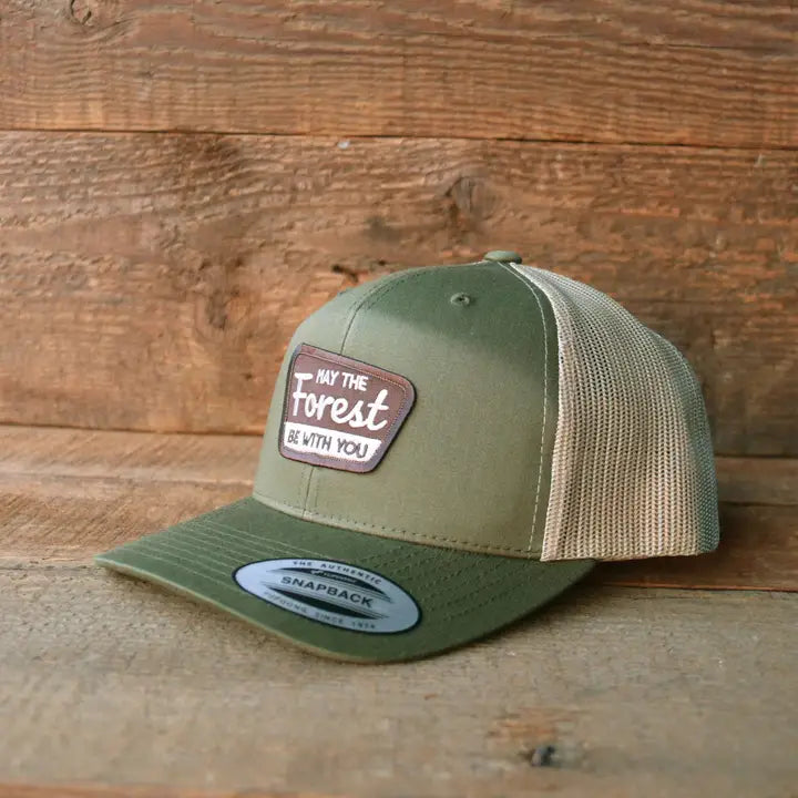 May the Forest Be with You Hat Olive Green