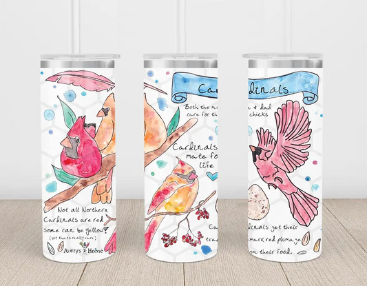 Cardinals Skinny Tumbler 20oz