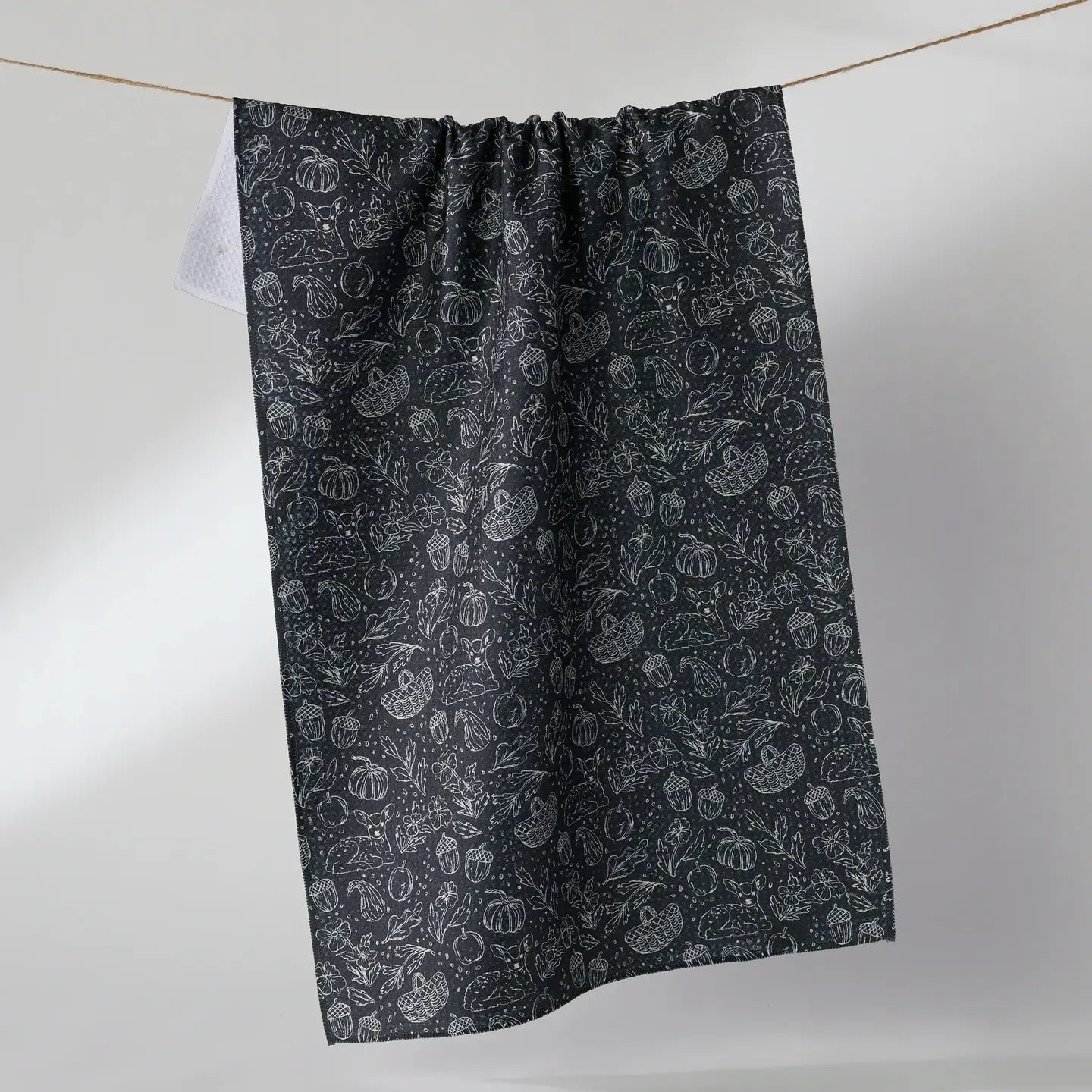 Geometry Tea Towel: Cozy Flora