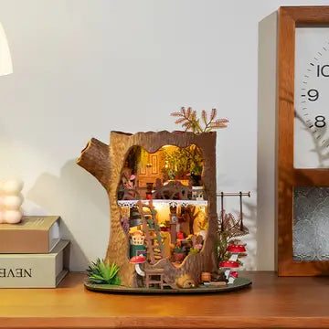 DIY Miniature House Kit: Fairytale Tree House