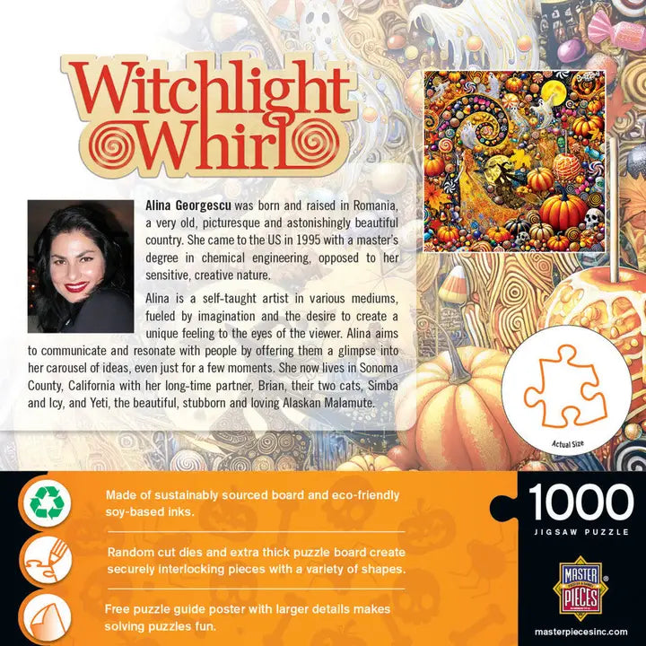Halloween Puzzle Witchlight Whirl 1000 pc