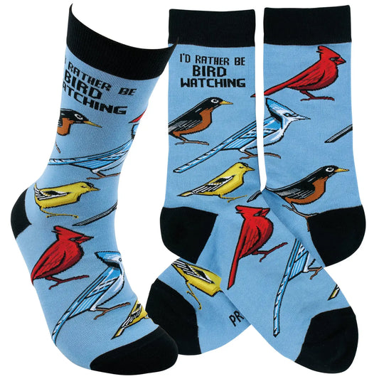 I’d Rather Be Bird Watching Socks