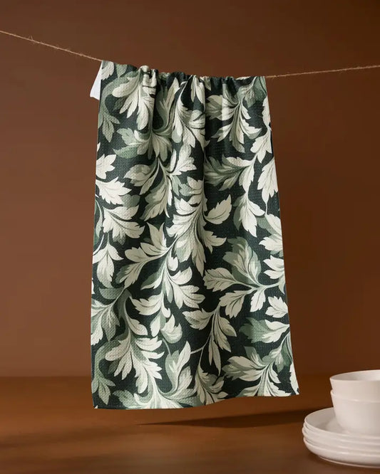 Geometry Tea Towel: Classic Foliage