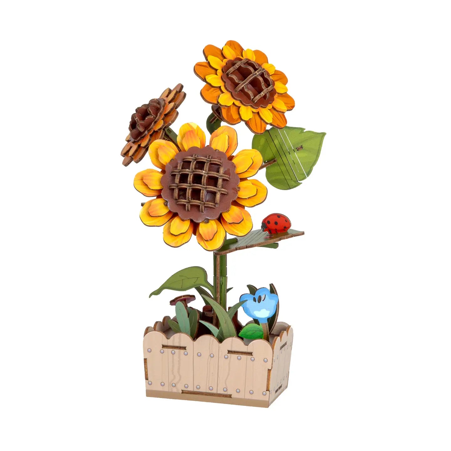 3D Wooden Flower Puzzle