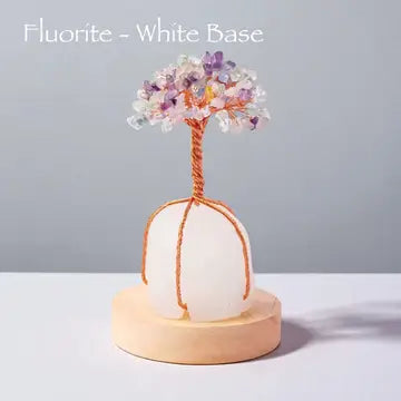 Rooted Crystal Tree on Natural Stone