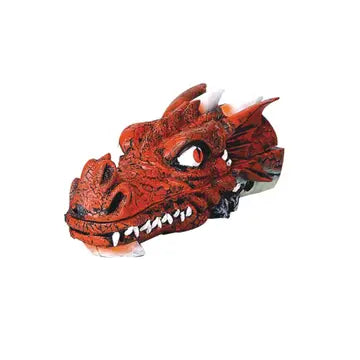 Dragon Head Incense Burner Red