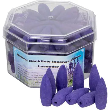 Backflow Incense Cones - Lavender pk/70