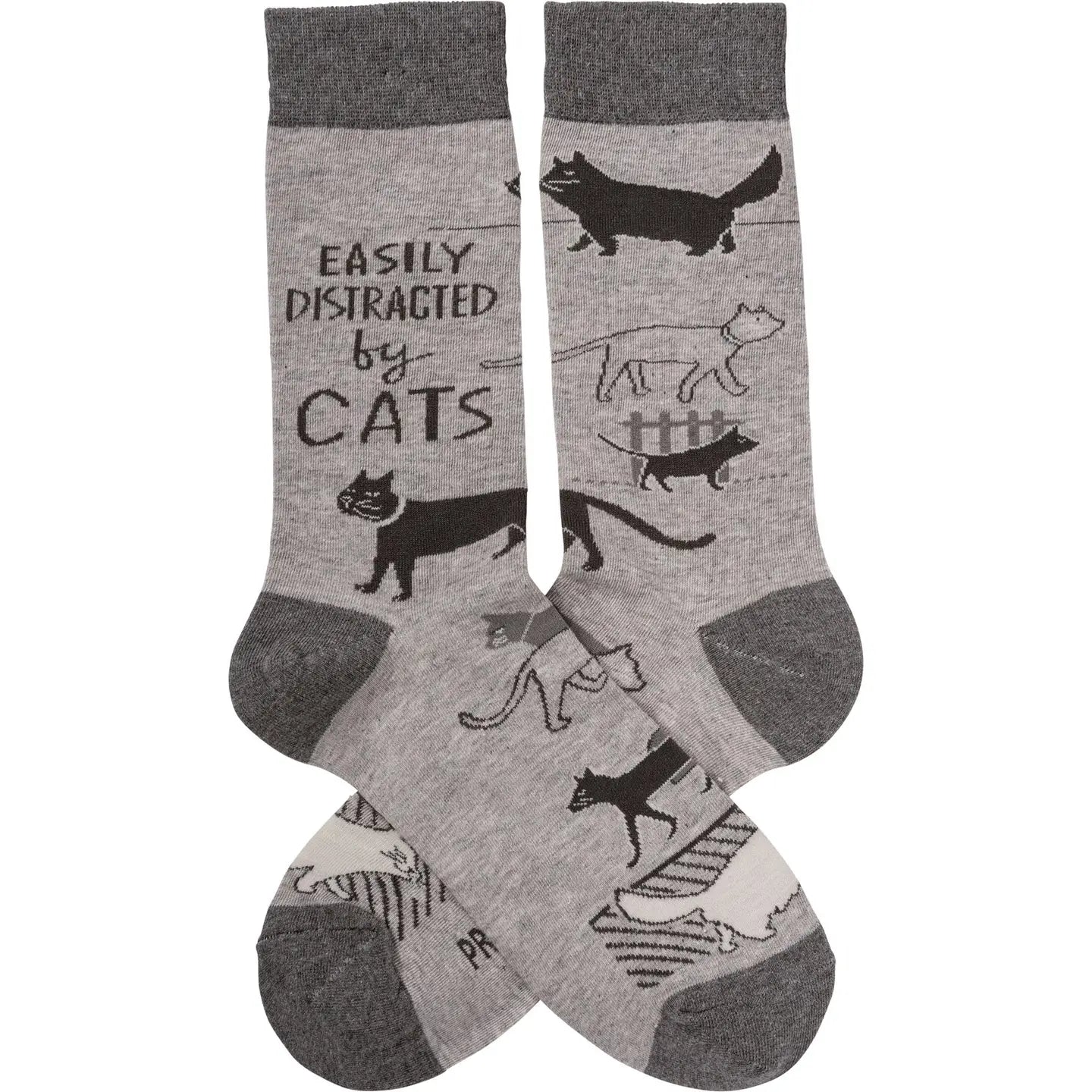 Easily Distracted by Cats Socks