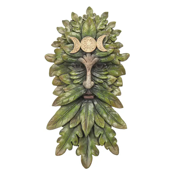 Greenman Plaque Triple Moon