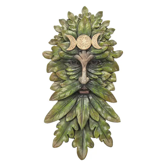 Greenman Plaque Triple Moon