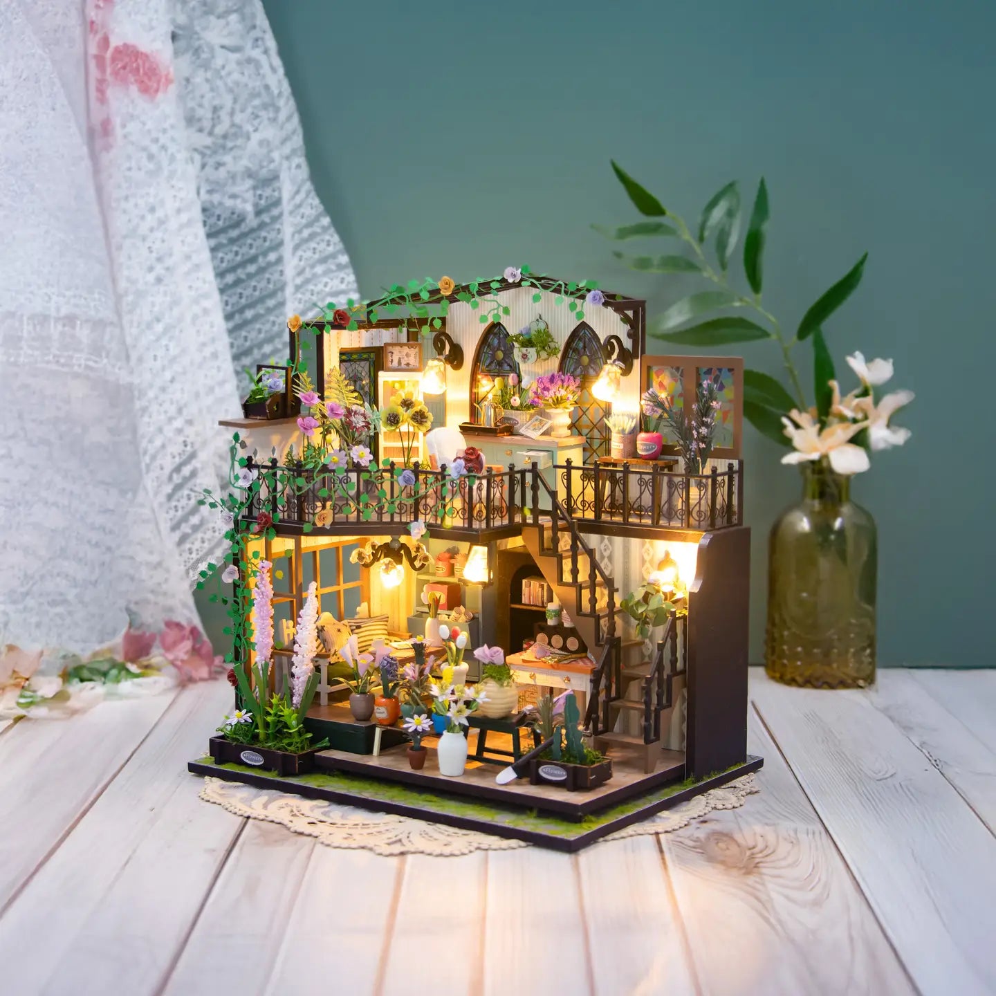 DIY Miniature House Kit: Garden Loft