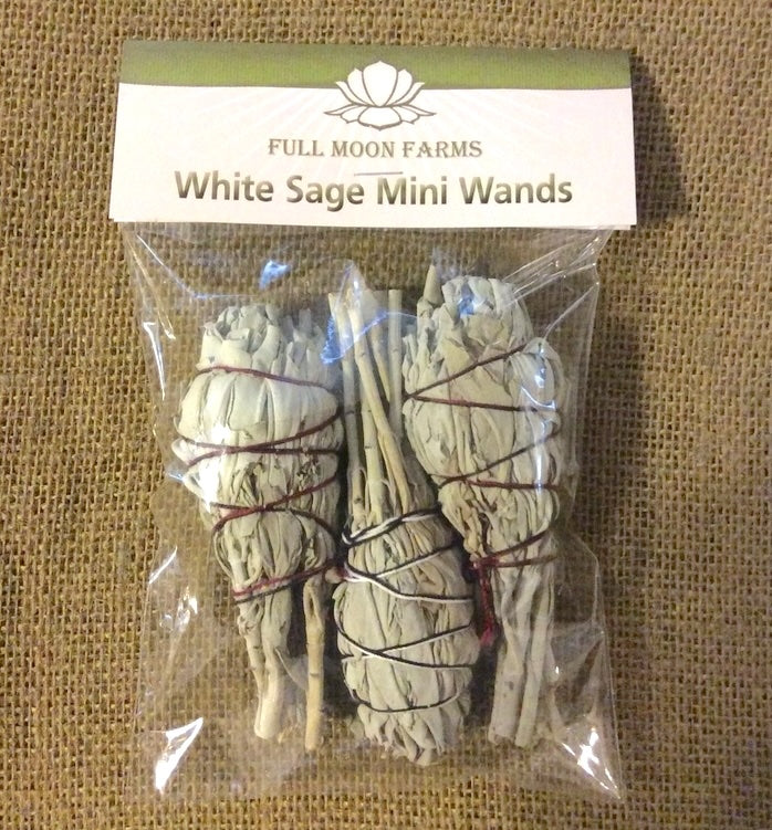 White Sage Mini Pack of 3