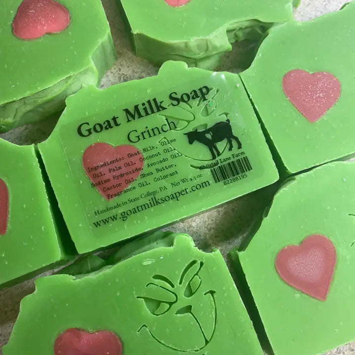 Grinch Goats Milk Soap