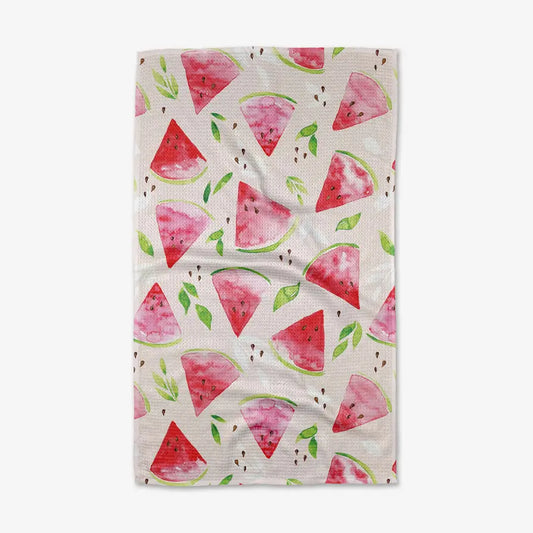Geometry Tea Towel: Watermelon Slice