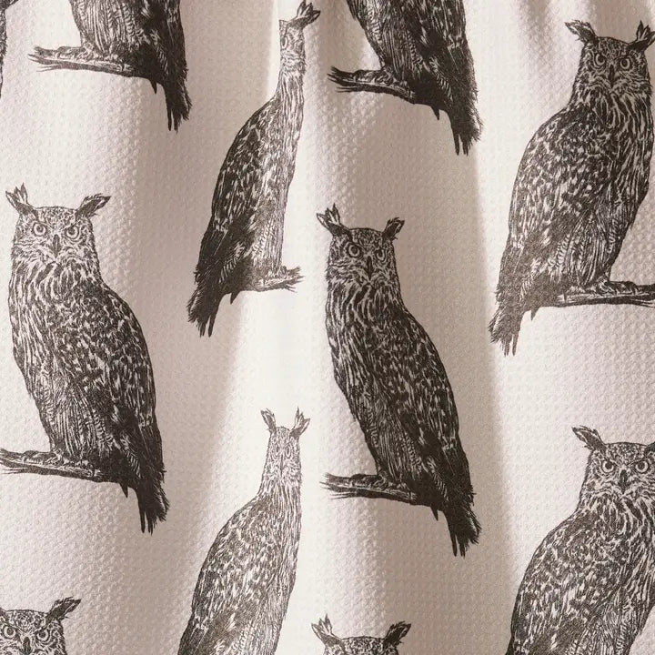 Geometry Tea Towel: Nocturne Owl