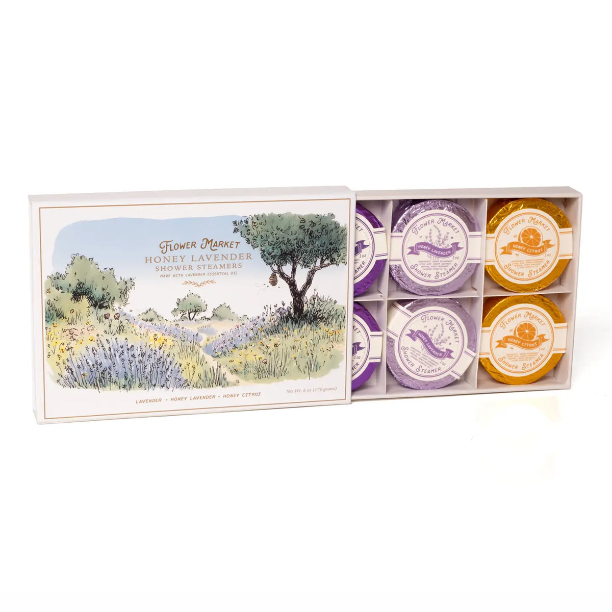 Honey Lavender Shower Steamers 6 pk