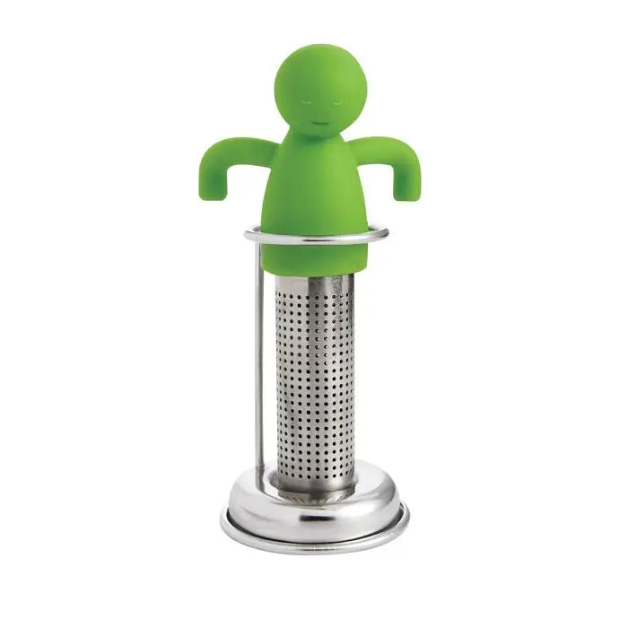 Silicone Man Tea Infuser with Drip Stand