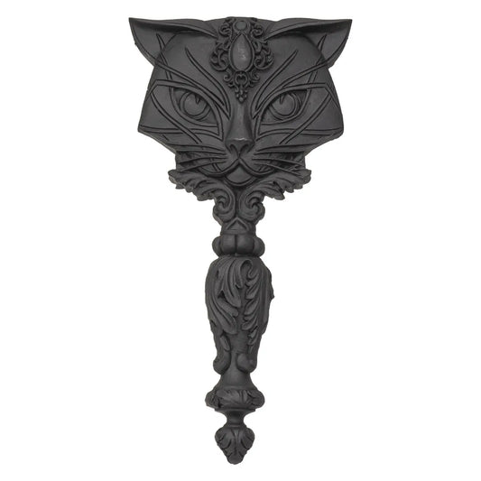 Black Cat Hand Mirror
