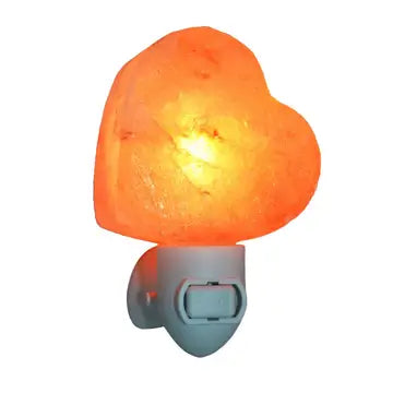 Heart Night Light Salt Himalaya