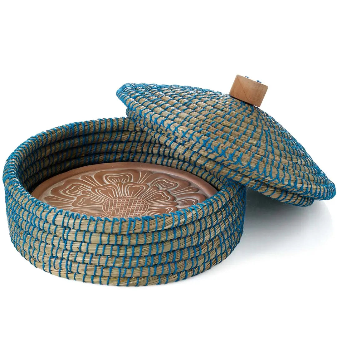 Breadwarmer with Lid Zinnia
